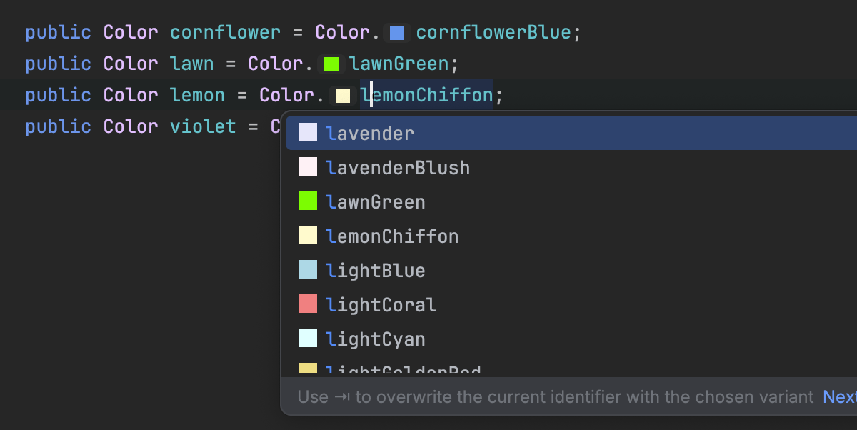 Unity color highlighting